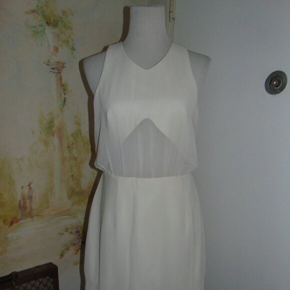 Cameo Structured Dress Sleeveless Revolve Mini Large Layered Semi Sheer - Picture 12 of 12